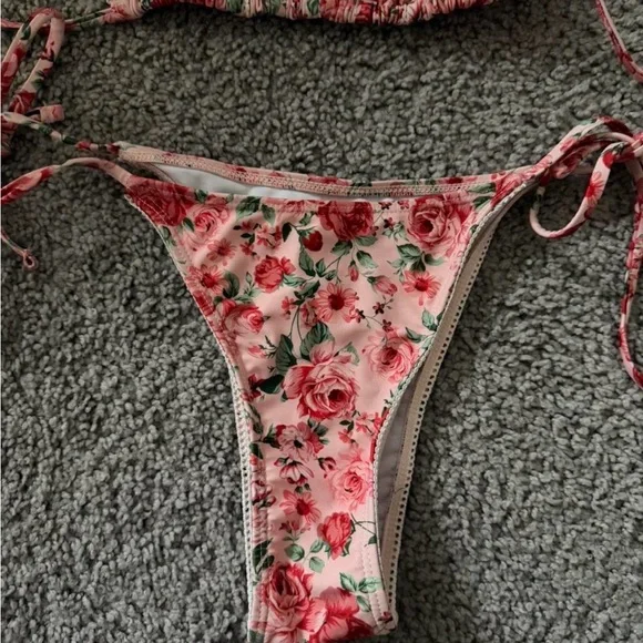 Floral Pink Bikini Set - Picture 3 of 3